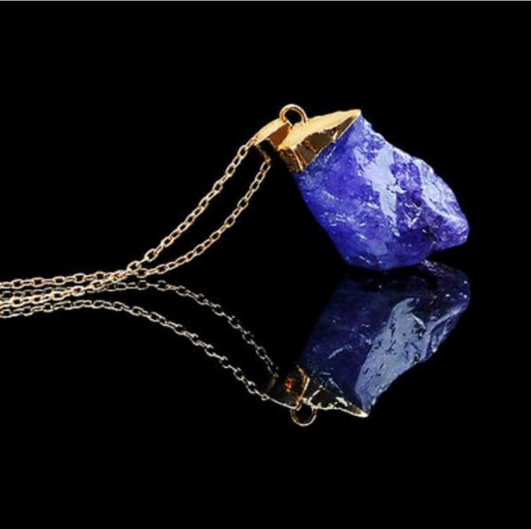 Ogrlica z obeskom FLUORIT- Kraljevo modra 824