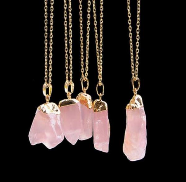 Ogrlica z obeskom FLUORIT- Rose 825