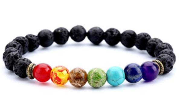 Energijska DIFUZOR zapestnica iz kamnov lave - 07 675