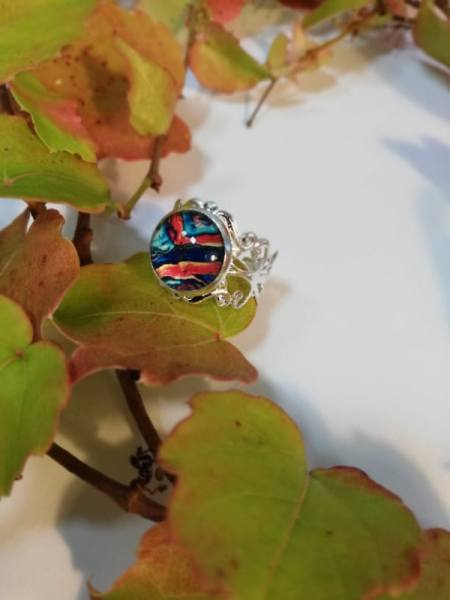 Unika ❤️ nastavljiv unikaten prstan -23 1179