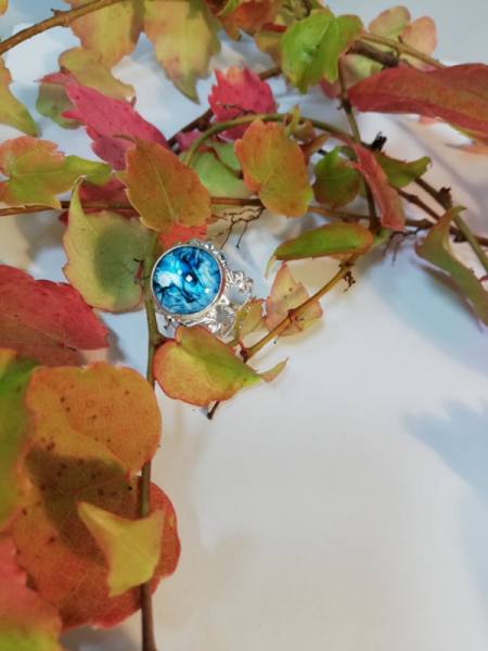 Unika ❤️ nastavljiv unikaten prstan -22 1176