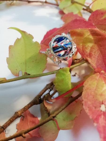 Unika ❤️ nastavljiv unikaten prstan -16 1152