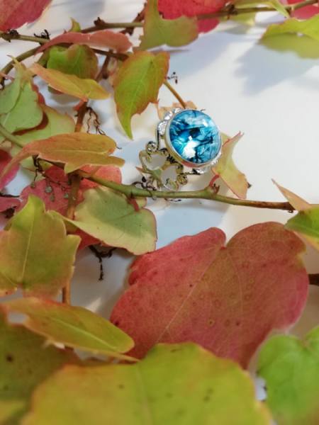 Unika ❤️ nastavljiv unikaten prstan -22 1174