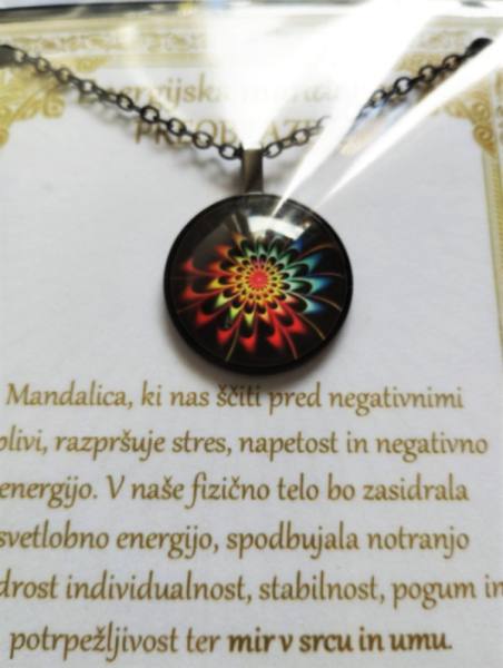 Ogrlica z energijsko mandalo za PREOBRAZBO 1641