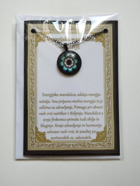 Ogrlica z energijsko mandalo za SOČUTJE 1682
