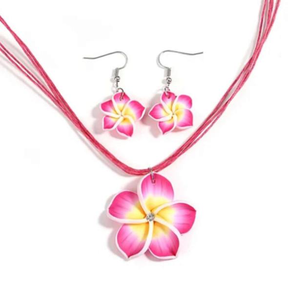 Komplet nakita iz polimerne mase - lila 1991