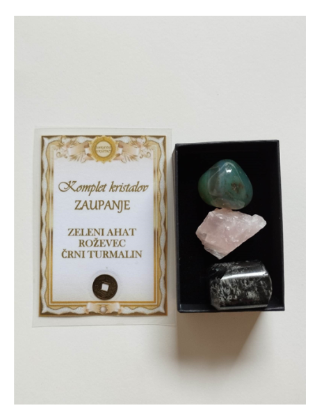 Komplet kristalov za ZAUPANJE 1626