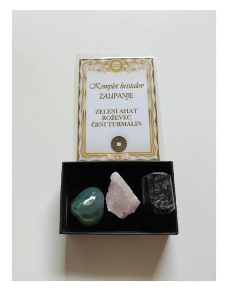 Komplet kristalov za ZAUPANJE 1627