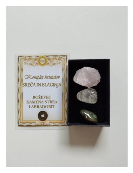 Komplet kristalov za SREČO IN BLAGINJO 1623