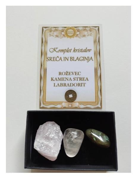 Komplet kristalov za SREČO IN BLAGINJO 1622
