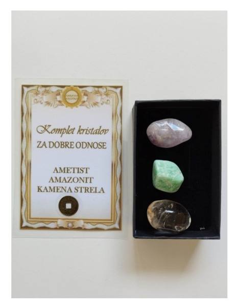 Komplet kristalov za DOBRE ODNOSE 1611