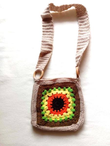 Kvačkana unikatna torbica za čez rame - 3 2354