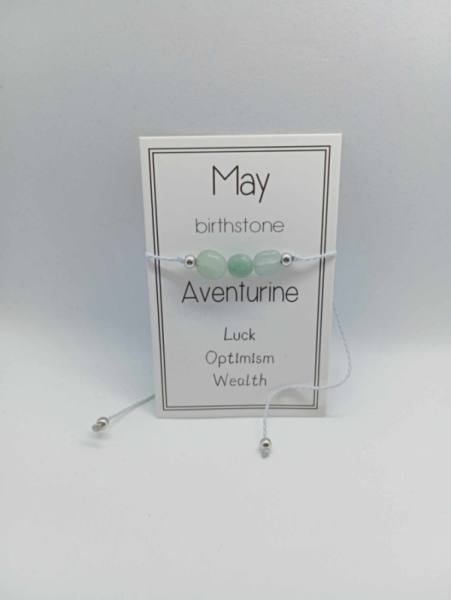 Zapestnica za Astrološki mesec MAJ - AVENTURIN 2421