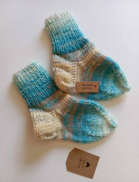 Pletene otroške nogavičke(24-28) 2287