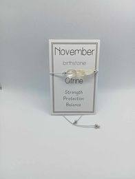 Zapestnica za Astrološki mesec NOVEMBER - CITRIN 2439