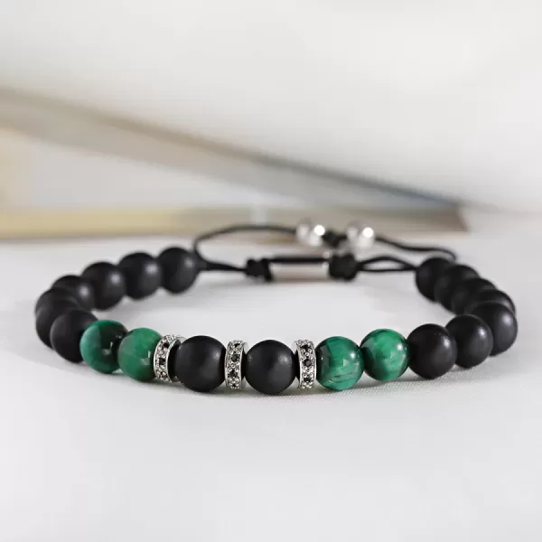 Zapestnica Zeleno tigrovo oko 2600