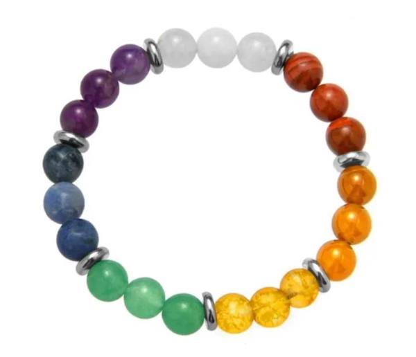 Energijska Čakra zapestnica iz naravnih kristalov 2880