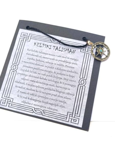 Ogrlica s keltskimi simboli – talisman sreče, zaščite in moči 6 (1+1) 3470