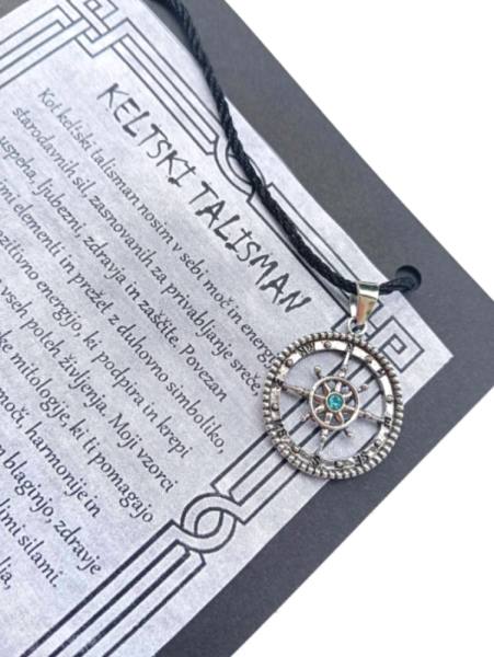 Ogrlica s keltskimi simboli – talisman sreče, zaščite in moči 5 (1+1) 3465