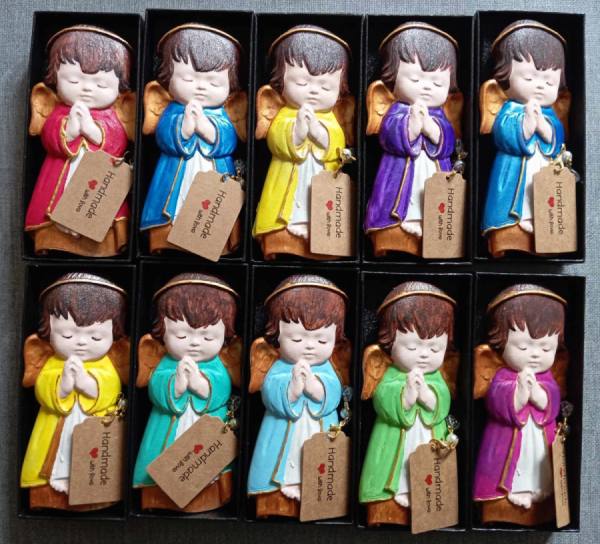 Ročno izdelani angelčki – simbol ljubezni, zaščite in nebeške topline 4171