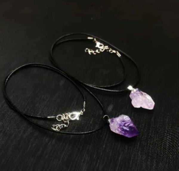 Ogrlica z obeskom Ametist - Kristal Notranjega miru 4251