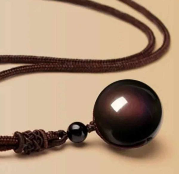 Obsidianova moč – ogrlica zaščite in duhovne jasnosti 4324