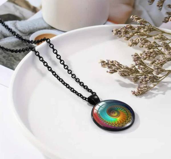 Mandala ogrlica za spodbujanje pozitivnosti 4297