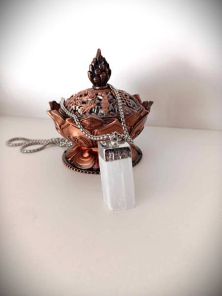 Ogrlica iz Selenita - Božanski Objem ❤️ 4947