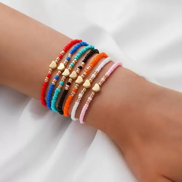 Mavrica srca – komplet zapestnic, ki nosijo toplino ljubezni 4186