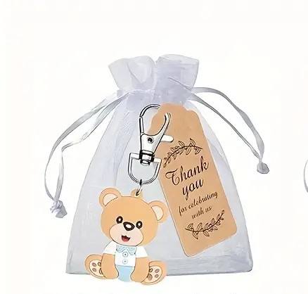 Obesek - Medvedek za srečo ❤️ s sporočilom 4225