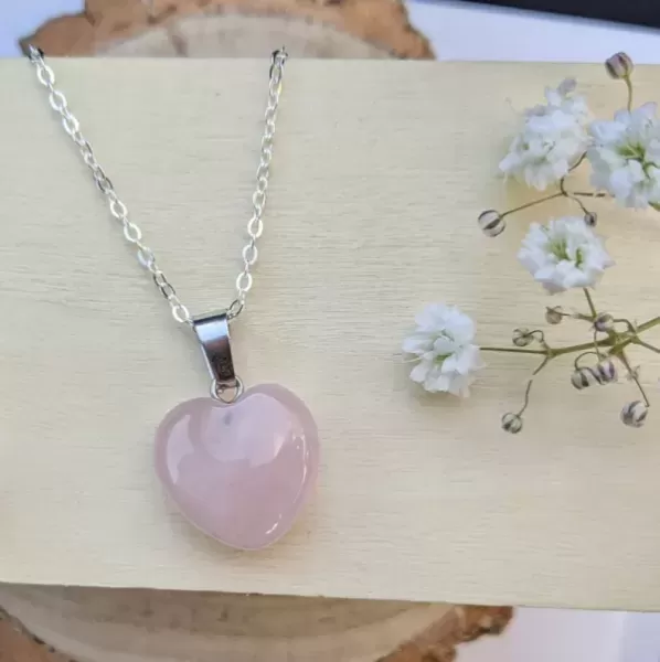 Ogrlica Roževec-srce 4660