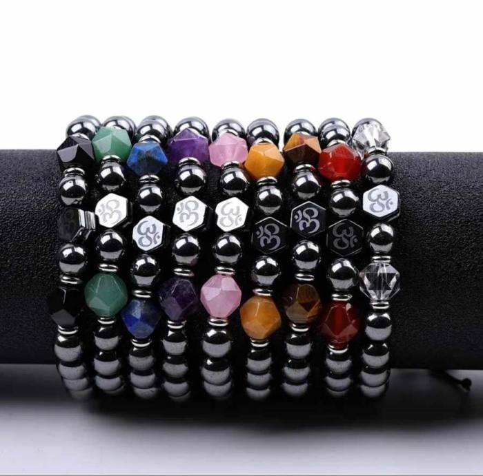 Zapestnica Magični OM  Lapis Lazuli  5205