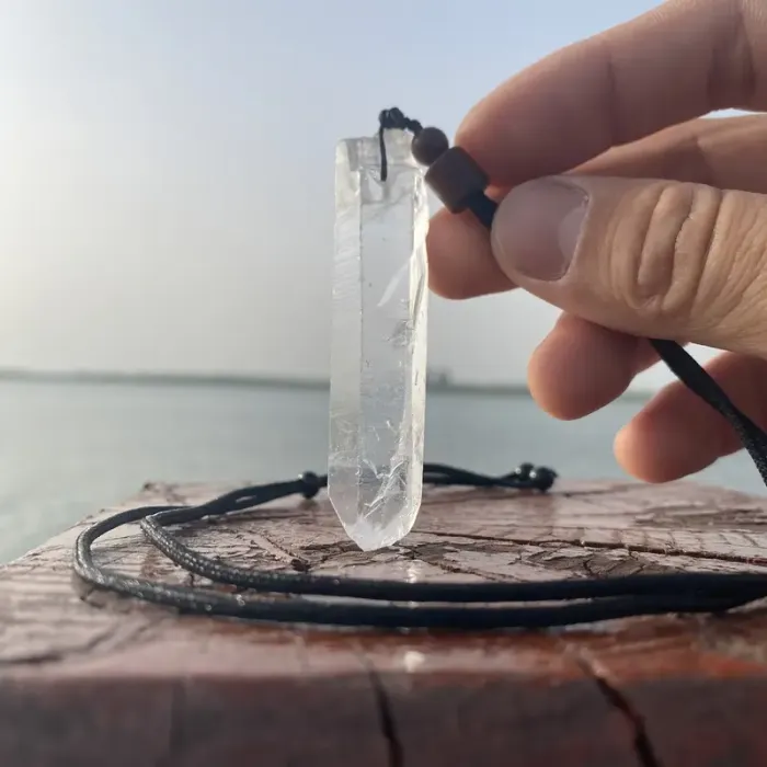 Ogrlica iz naravnega kristala Kamene Strele 5451