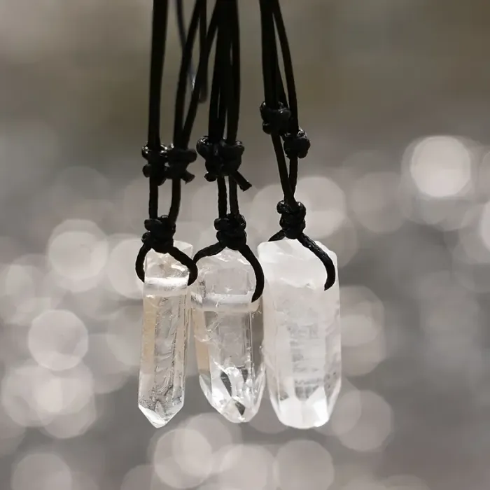 Ogrlica iz naravnega kristala Kamene Strele 5450