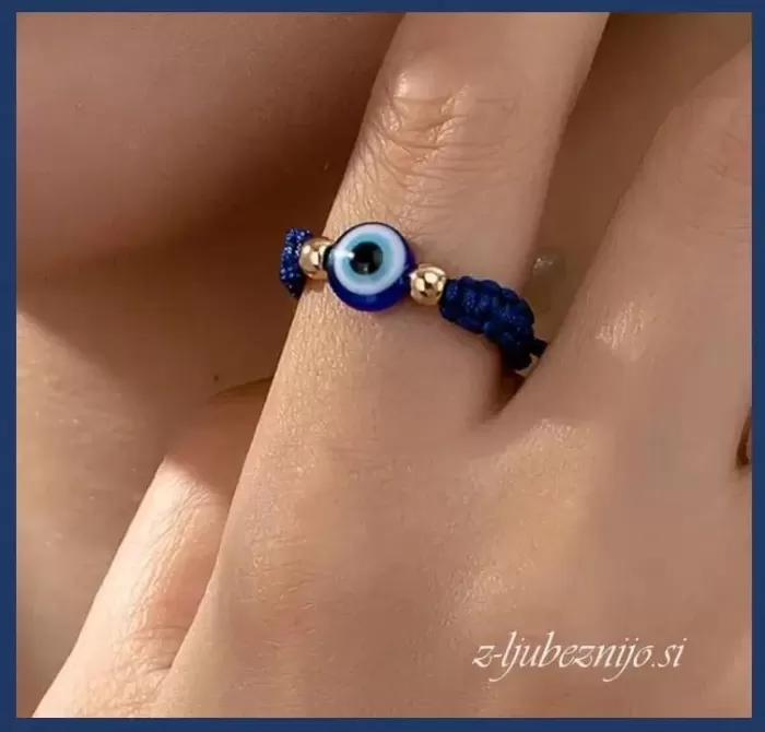 Prstan zaščite – Moč modrega očesa 5092
