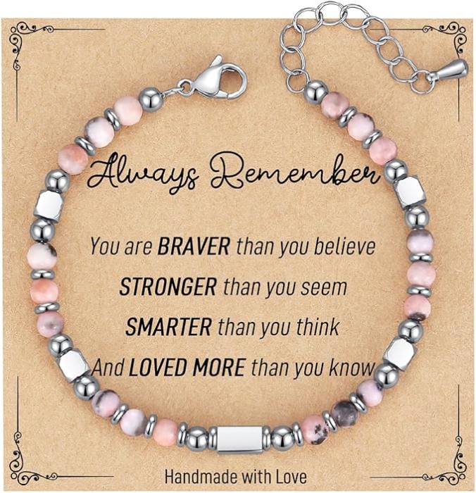 Zapestnica Rožnati Jaspis (Pink Jasper) – LJUBEZEN 5574