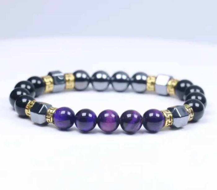 Energetska zapestnica - Viola tigrovo oko 5183