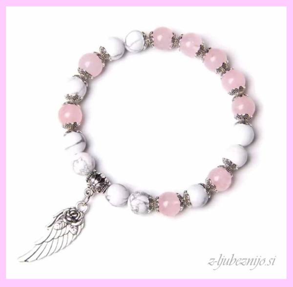 Angelska zapestnica Tolažbe – Roževec & Howlit 5033