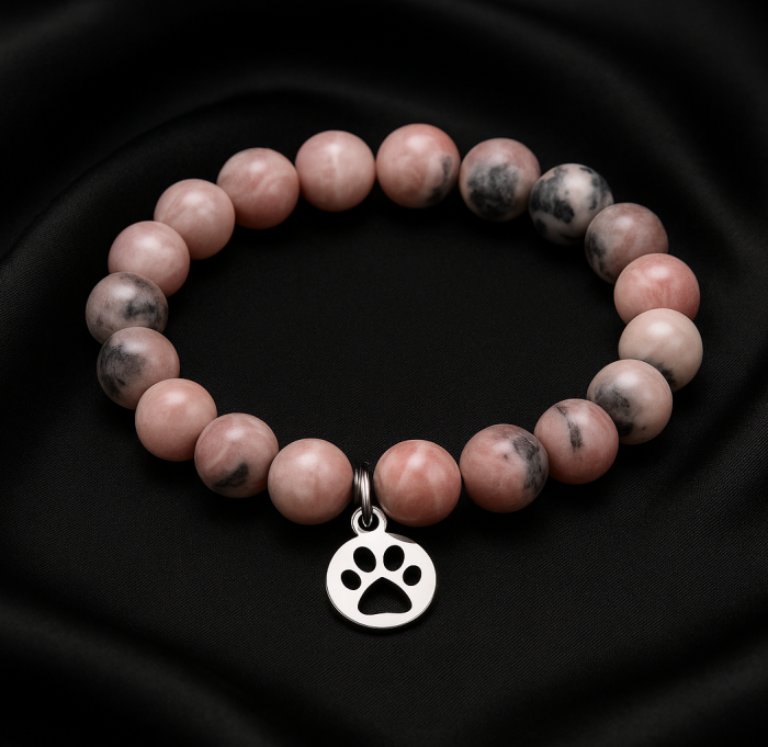 Zapestnica iz rodochrozita – simbol ljubezni in enakopravnosti do živali 5884