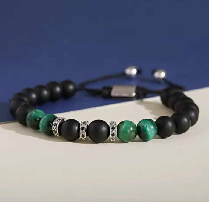 Zapestnica Zeleno tigrovo oko 5377