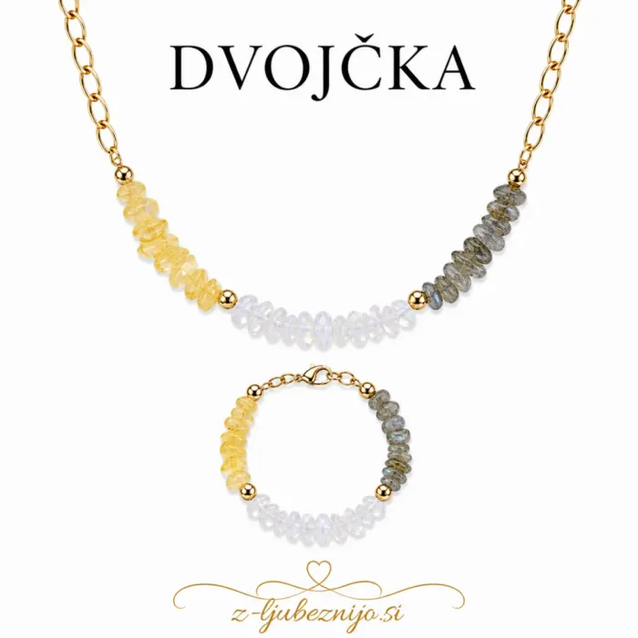 Nakit iz kristalov za astrološko znamenje DVOJČKA 6982