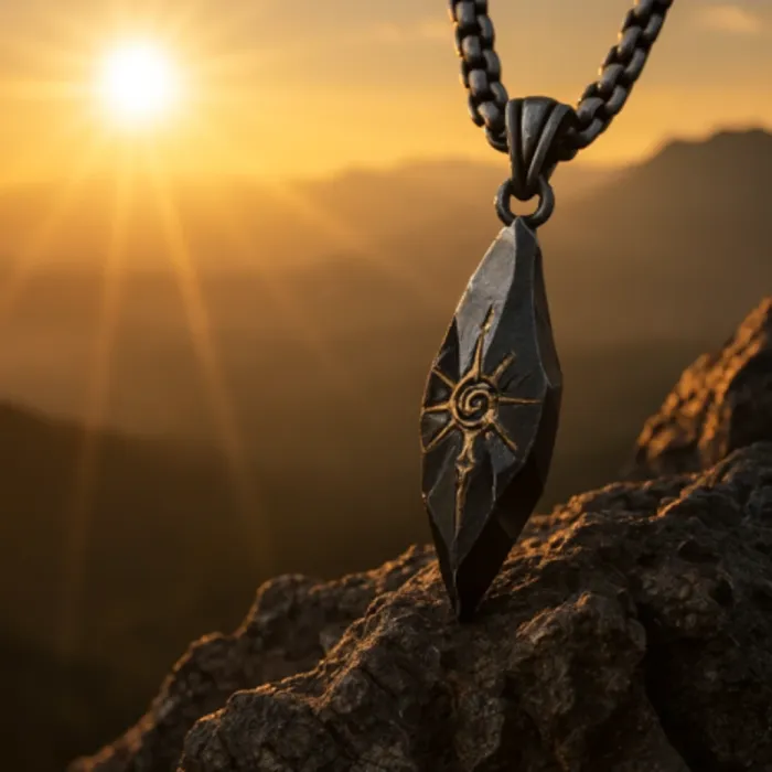 Ogrlica z simbolom Gardiom – Bog Varovanja Sveta 6371