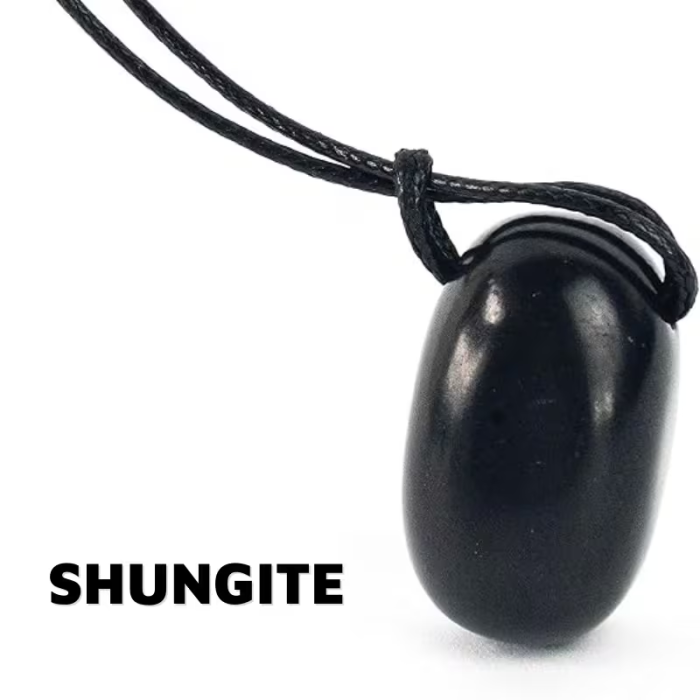 Šungit ogrlica  6207