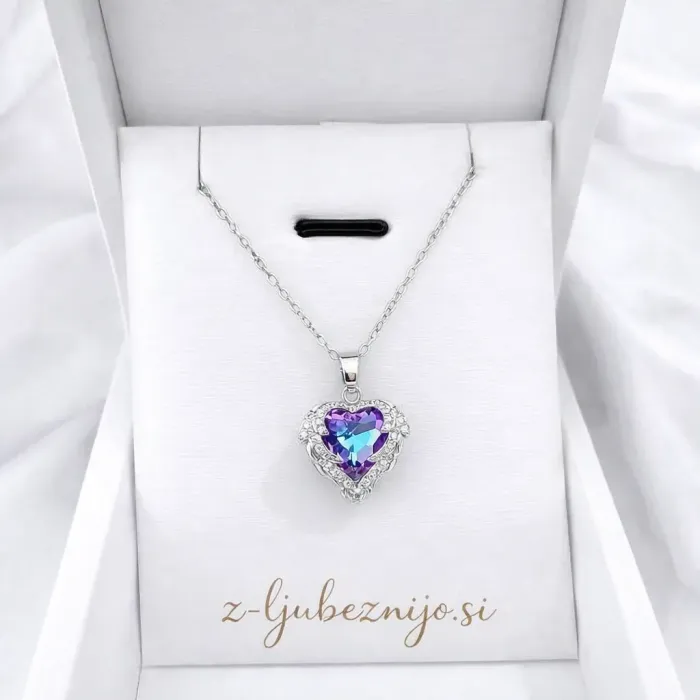 Angelska ogrlica z mavričnim kristalom 6717