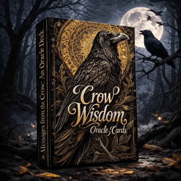 KARTE - Krokarjeve modrosti – mistični orakeljski komplet (55 kart) 6779