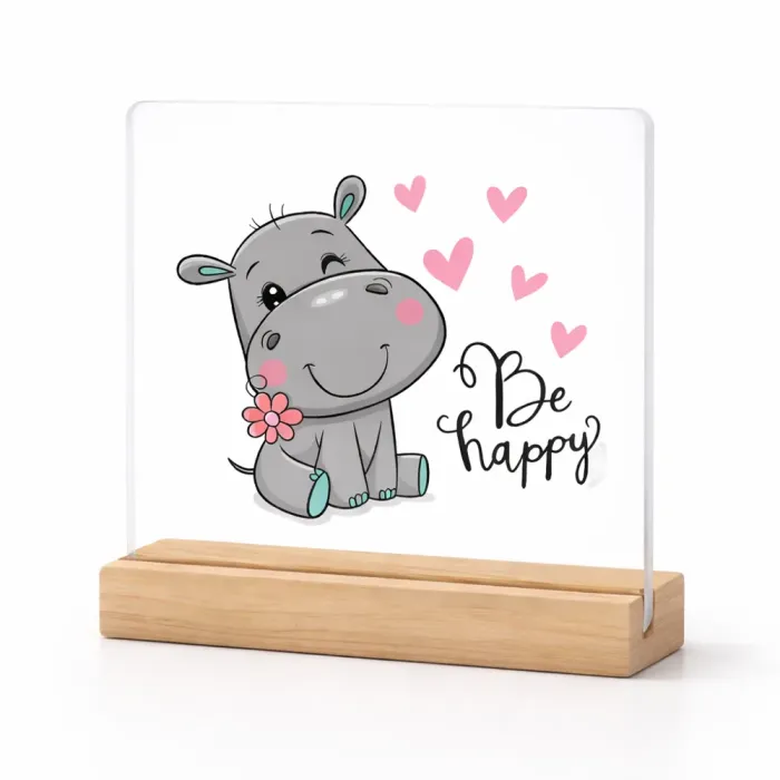 Dekorativna tabla Be happy ❤️ 6940