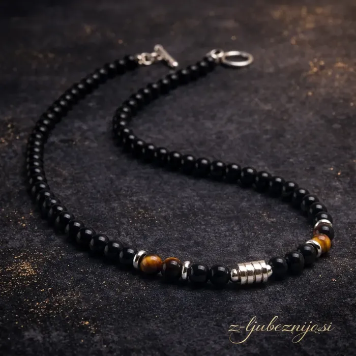 Ogrlica za moč in pogum – tigrovo oko  6652