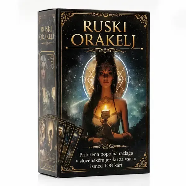 KARTE -  Ruski Orakelj (Komplet 108 kart z natančno razlago v slovenskem jeziku) 6705