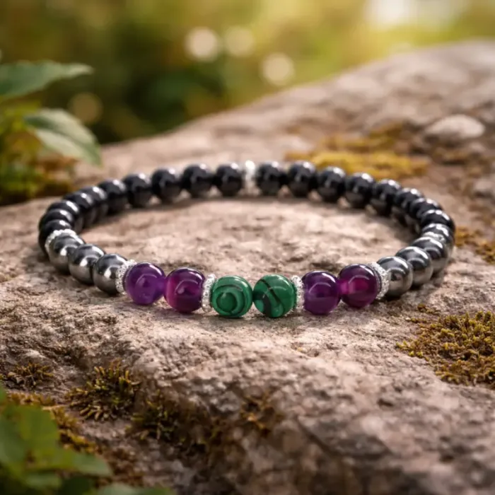 Zapestnica za Umirjenost iz naravnih kristalov 6438