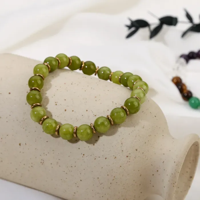 Zapestnica Spuščanja Bolečin – Naravni Zeleni Žad 6225